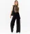 Trekbroek met getextureerde elastische taille