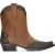 Leren westernlaarzen voor heren, bruin, Cubaanse cowboy, Winklepickers, klassiek puntig