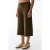 Mid-waist Overlegde Gebreide Culotte Shorts