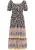 usha FESTIVAL paisley print midi jurk carnea
