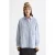 Scotch & Soda Embroidered Girlfriend Shirt Faded Denim Lavender Stripe