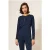 White Stuff Geo Printed Henley Pj Top Navy