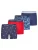 Happy Shorts Boxershorts ‘ Christmas ‘  navy / rood