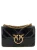 PINKO Zwarte Kalfslederen Crossbody Tas