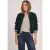 Teddy-blouson met gestreepte manchetten