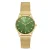 Parte di Me Analoog horloge  goud / groen