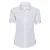 Russell Collection Dames/Dames Oxford Getailleerde Overhemd Met Korte Mouwen (Wit)