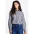 JANSEN Amsterdam gestreepte blouse donkerblauw