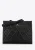 Wittchen Dames leren shopper met geometrische stiksels, zwart en goud