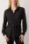TRENDYOLMİLLA Dames Zwart Effen Lang Regular fit Overhemden