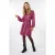EsQualo Dress Overlap Detail Geo Print Print