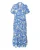 SAINT TROPEZ Jurk ‘Eda’  ecru / azuur