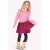 B.Nosy midi jurk met print – roze