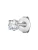 True Rebels Oorbel  zilver / transparant