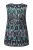 Ulla Popken Top  jade groen / zwart / wit