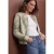Blouson met lange mouwen en ruitjespatroon