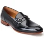Base London Russo Leren Herenpantoffels Zwart