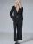 4TAILORS Broek ‘Mod’  zwart / wit
