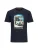 19V69 ITALIA Shirt ‘Rafael’  navy / lichtblauw / mokka / donkergeel