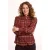 Didi geruite blouse – donkerrood
