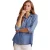 Bella Dahl Dames/Dames Denim Rugsplit Relaxed Fit Shirt met Lange Mouwen (Omberblauw)