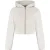 Malelions Women Cropped Emblem Zip Hoodie | Light Grey