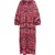 usha Maxi jurk Dames Roze Veelkleurig