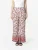 KOROSHI Broek  lichtbeige / rood / zwart