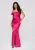 Ombre Avondjurk  fuchsia