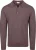 Profuomo Longsleeve Poloshirt Merinowol Aubergine