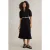 White Stuff Rua Broderie Shirt Dress Pure Black
