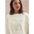 Cecil Dames Shirt met print aan de voorkant in Wit