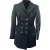 Burberry Brit double-breasted jas in zwarte wol