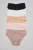 TRENDYOLMİLLA Dames 5-pack Bruin Effen Slips