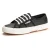 Superga 2750 Leren Heren Zwarte/Witte Sneakers