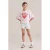 WE Fashion slim short light blue denim