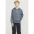 JACK & JONES JUNIOR hoodie JORVESTERBRO met tekst staalgrijs