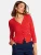 love & roses Gebreid vest  oranjerood