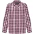 Lyle & Scott Heren Geruite Poplin Overhemd met Lange Mouwen (Navy)