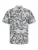 JACK & JONES Shirt ‘JORLAFAYETTE AOP SS POLO’  offwhite