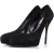 Gucci zwarte suède plateau pumps