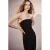 Mango Strapless top met sjaaldetail- zwart