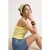 TRENDYOLMİLLA Dames Geel Effen Mouwloos Getailleerd Blouses