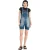 The Ragged Priest Chroma-overall met onafgewerkte randen voor dames (Vuil gewassen)