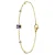 Lucardi Armband ‘Vintage’  goud / pruim