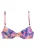VIVANCE Bikinitop  lichtblauw / donkerblauw / lavendel / lichtoranje