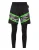 Plein Sport Broek  basaltgrijs / grasgroen / zwart