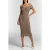 GUESS Marciano By  Gia Ribbed Sweater Dress Natural Almond