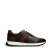 Manfield leren sneakers grijs