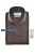 Ledȗb Jersey shirt donkerbruin, Effen